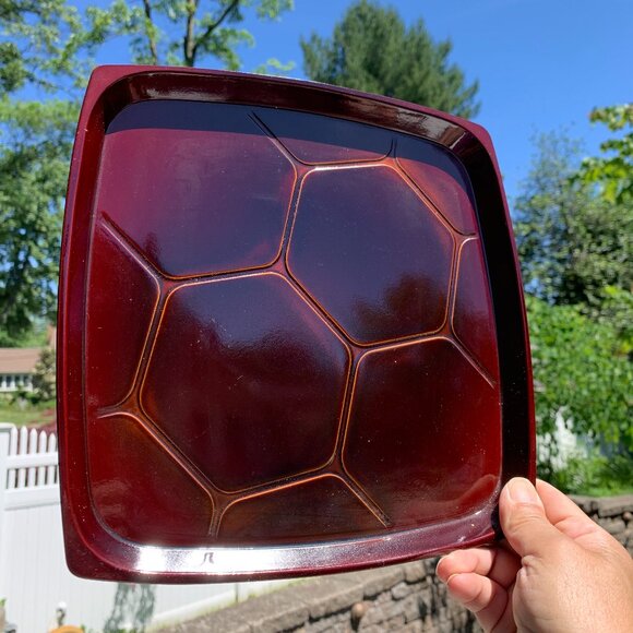 Vtg Japanese Serving Trays Trinket 2pc Set - Picture 2 of 8